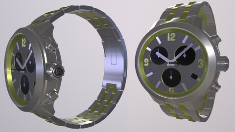 TISSOT WATCH low-poly