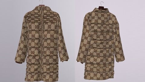 DOWN JACKET GUCCI PUFFER low-poly