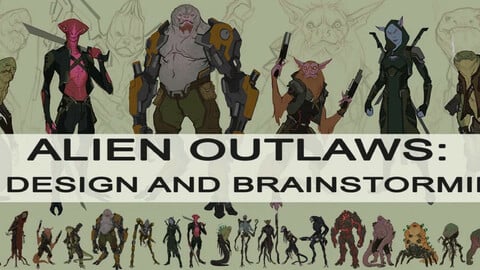 Alien Outlaws: 2D Design and Brainstorming