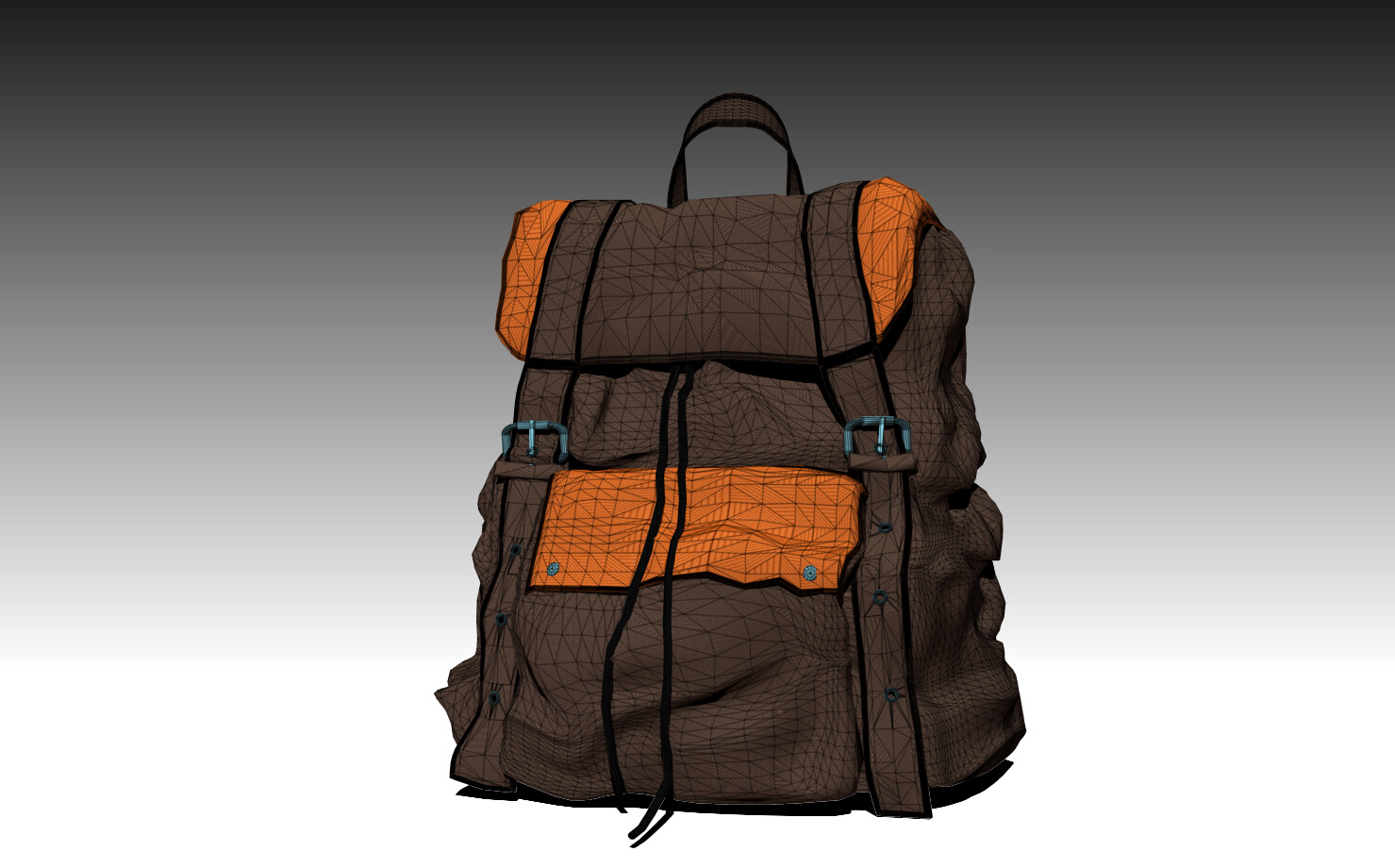 ArtStation - LOUIS VUITTON BACKPACK low-poly