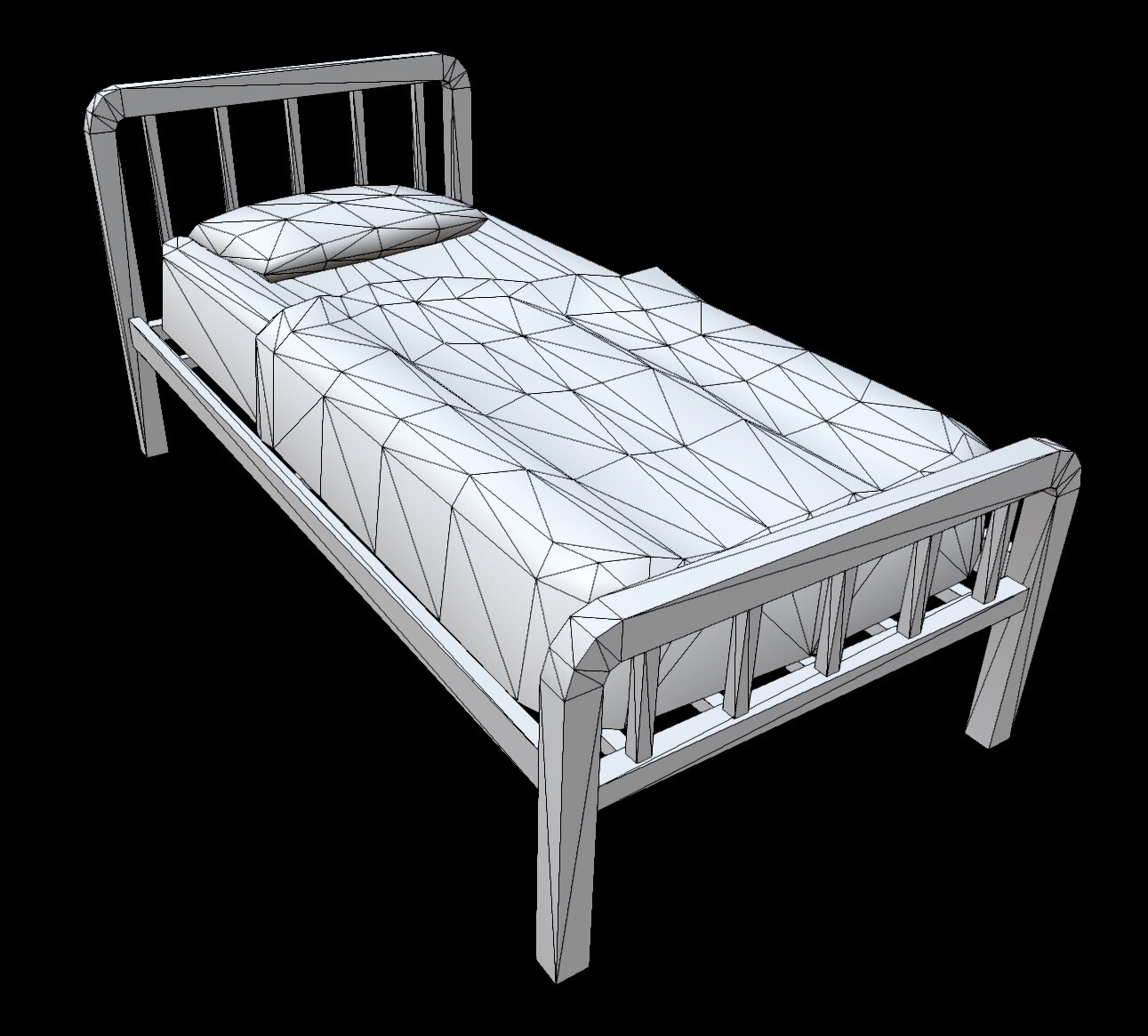 ArtStation - Old Bed | Game Assets