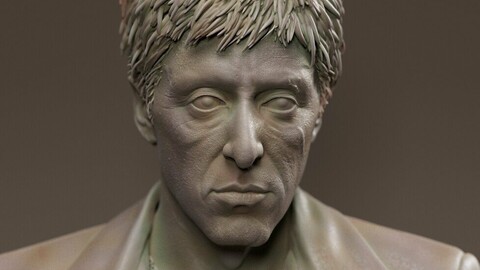 Scarface (Al Pacino) Sculpt