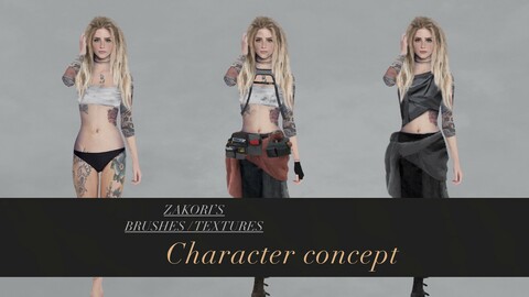 Character creation brushes - Procreate