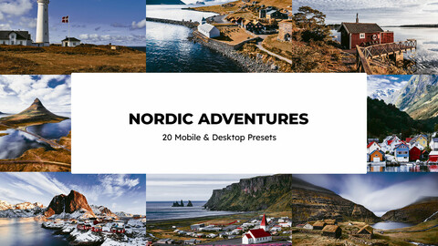20 Nordic Adventures LUTs & Lightroom Presets