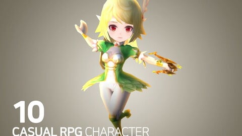 Casual RPG Character - 10 Gaysha