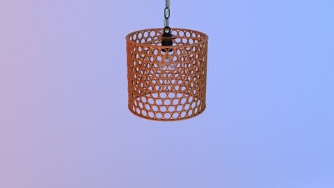 Metal copper chandelier-Lamp