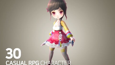 Casual RPG Character - 30 Wharan