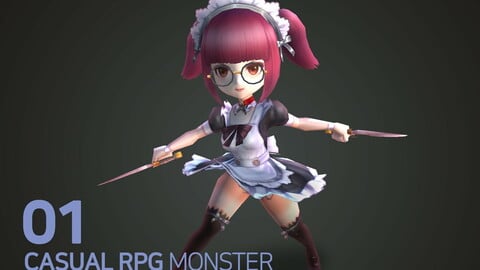 Casual RPG Monster - 1 Angel Maid
