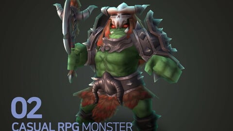 Casual RPG Monster - 2 Basar Rockpa