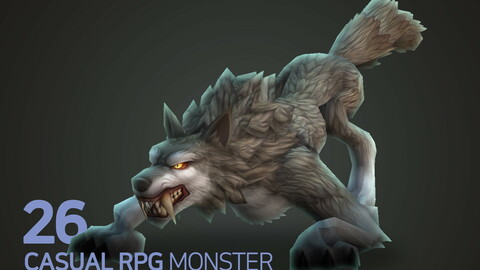 Casual RPG Monster - 26 Wolf