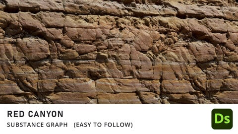 Red Canyon - Substance Material