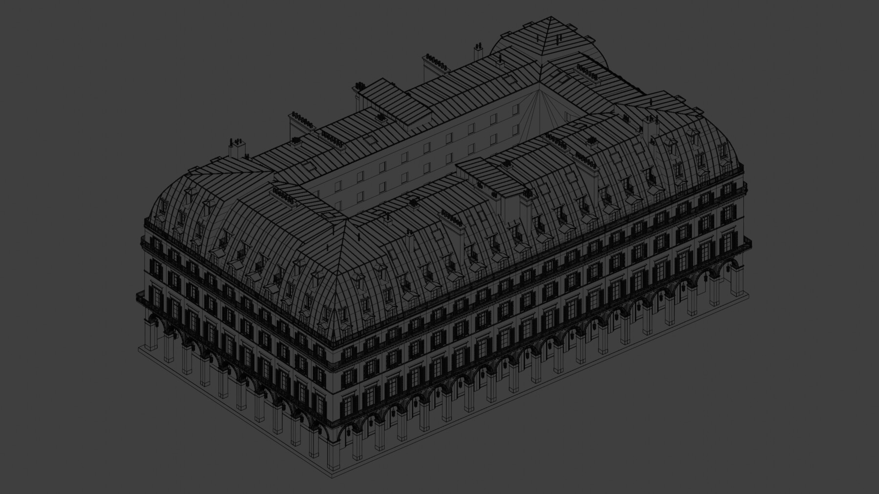 ArtStation - Paris City Building Rivoli | Resources