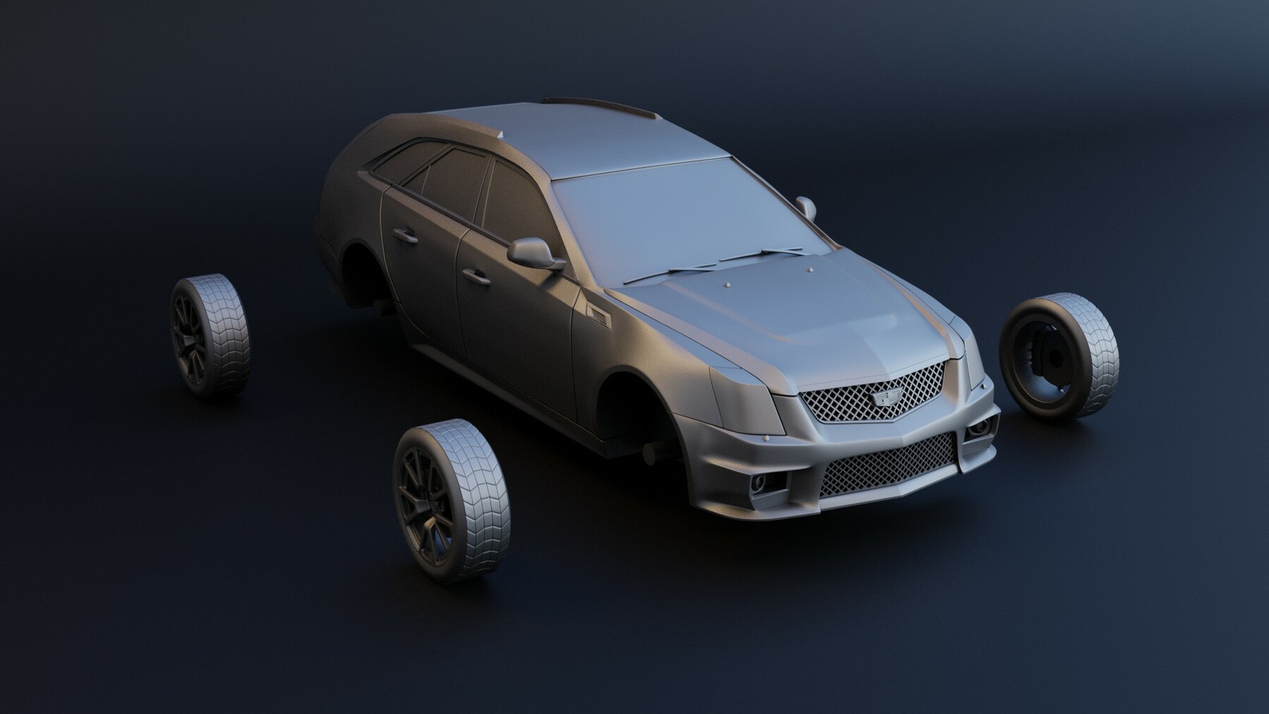 Cadillac Emblem 3d models