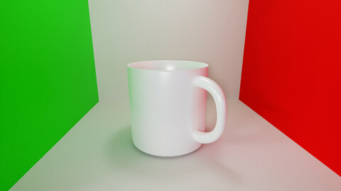 3D Cup Lowpoly Model