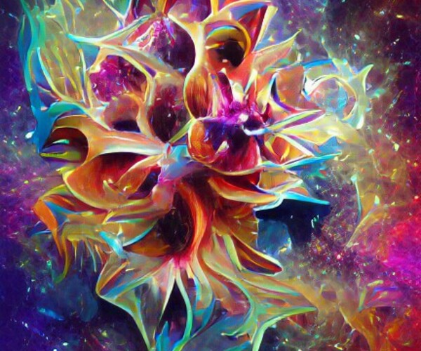 ArtStation Galaxie Flower Game Assets