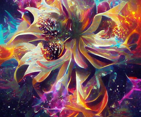 ArtStation Galaxie Flower Game Assets