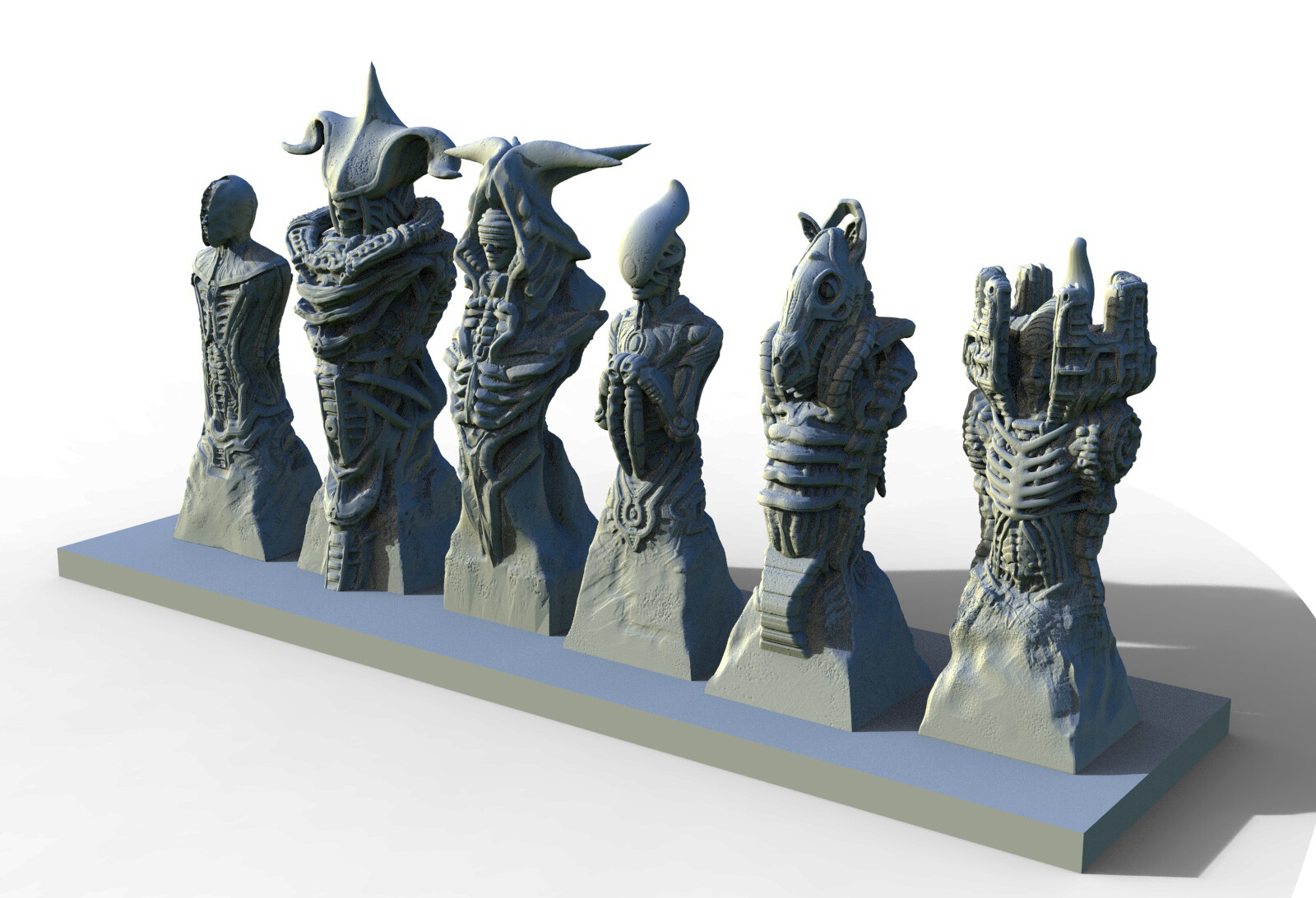 Print-in-Place Chess Set with Captive Pieces - 3D model by DaveMakesStuff  on Thangs