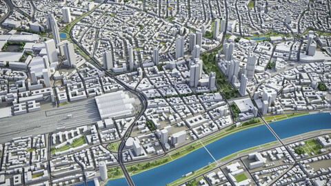 Frankfurt - 3D city model