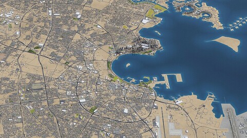Doha - 3D city model