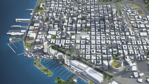 San Diego - 3D city model
