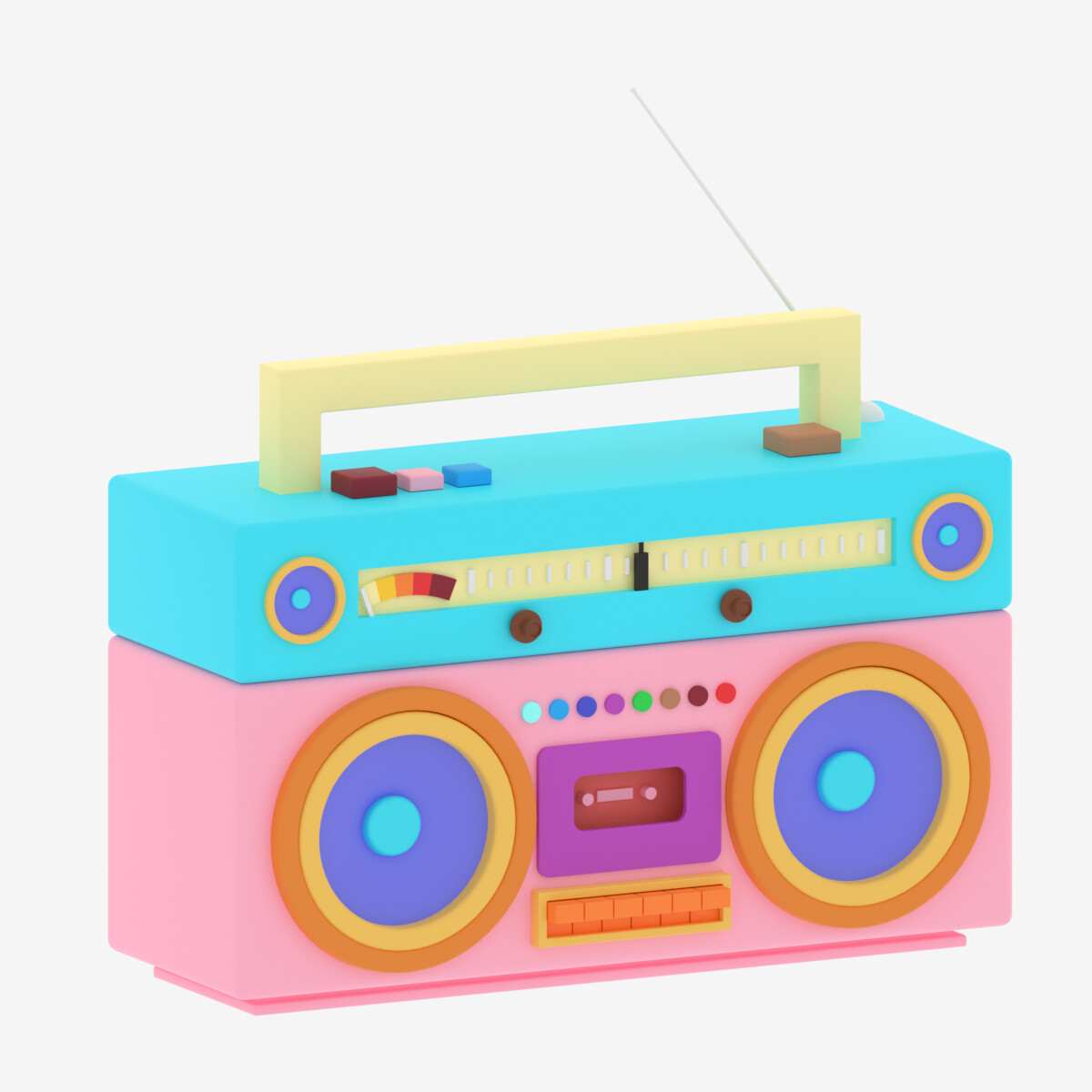 ArtStation - Cartoon Boombox | Resources