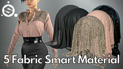 Female formal dress No.1 : 5 Fabric smart material