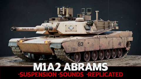 M1A2 Abrams - Advanced Tank Blueprint [UE4]