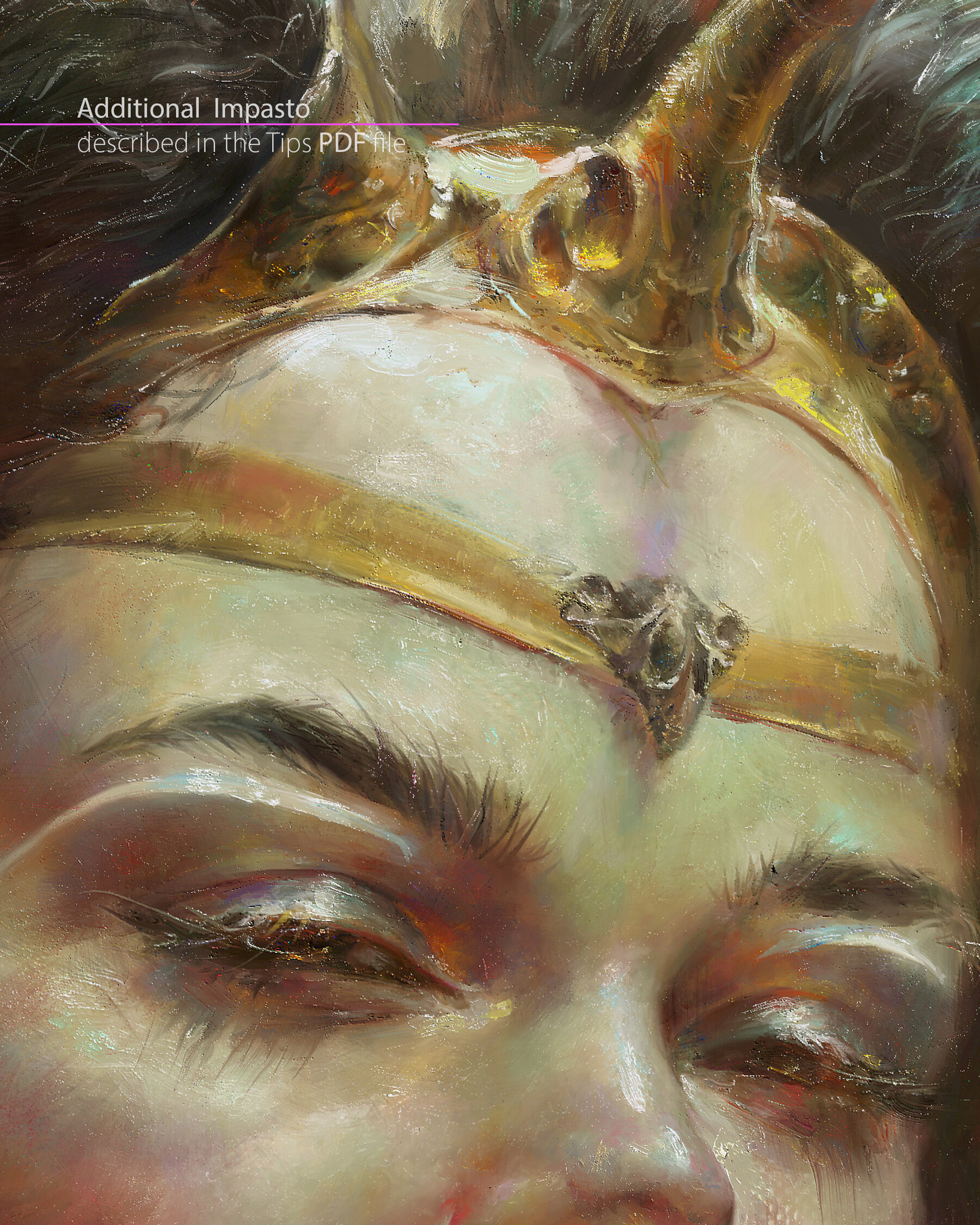 ArtStation The Perfect Oils for Procreate 87+ oil painting realistic