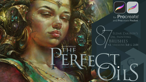 The Perfect Oils for Procreate: 87+ oil painting realistic brushes
