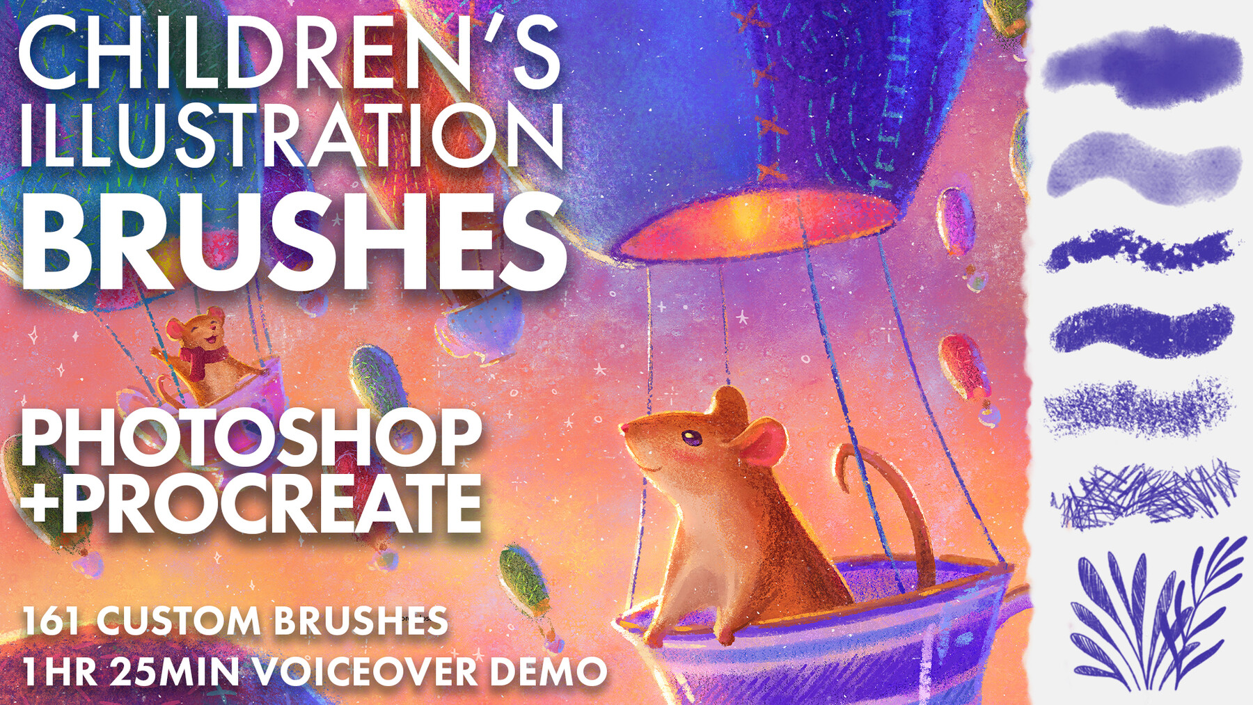 childrens book procreate brushes free