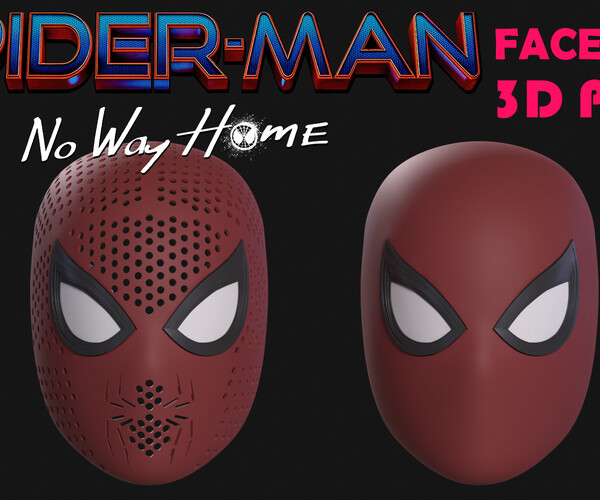 ArtStation - SPIDER MAN-TOM HOLLAND- FACESHELL READY TO 3D PRINT | Resources