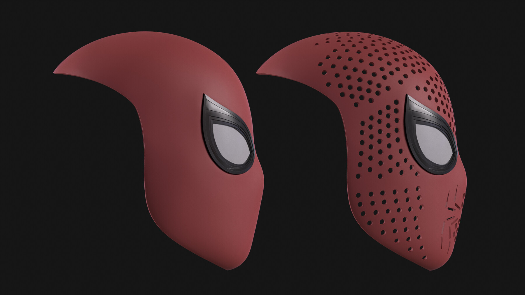 ArtStation - SPIDER MAN-TOM HOLLAND- FACESHELL READY TO 3D PRINT ...