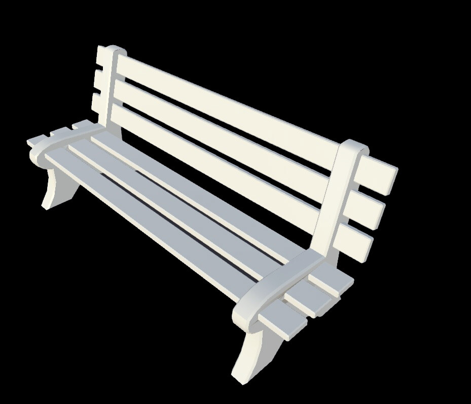 ArtStation Bench Game Assets
