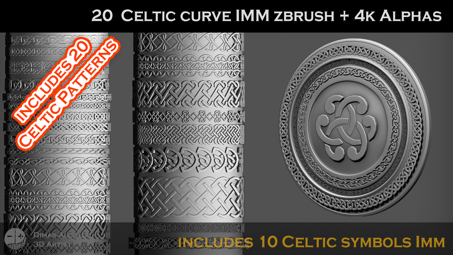 celtic designs in zbrush
