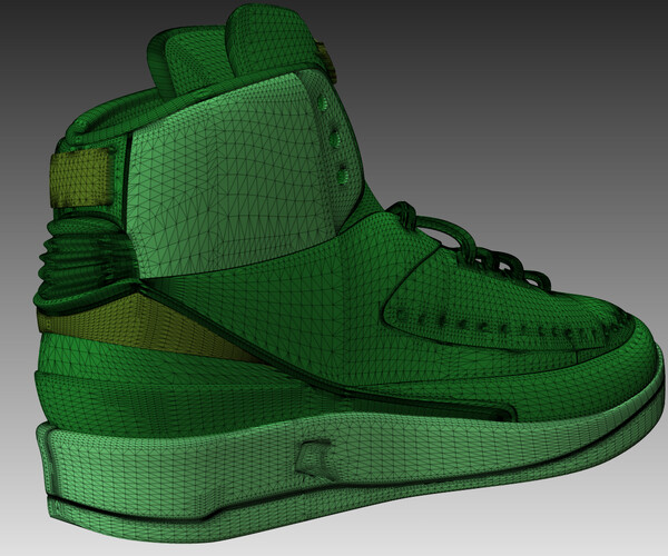 ArtStation - NIKE AIR YEEZY 2 SHOES low-poly PBR