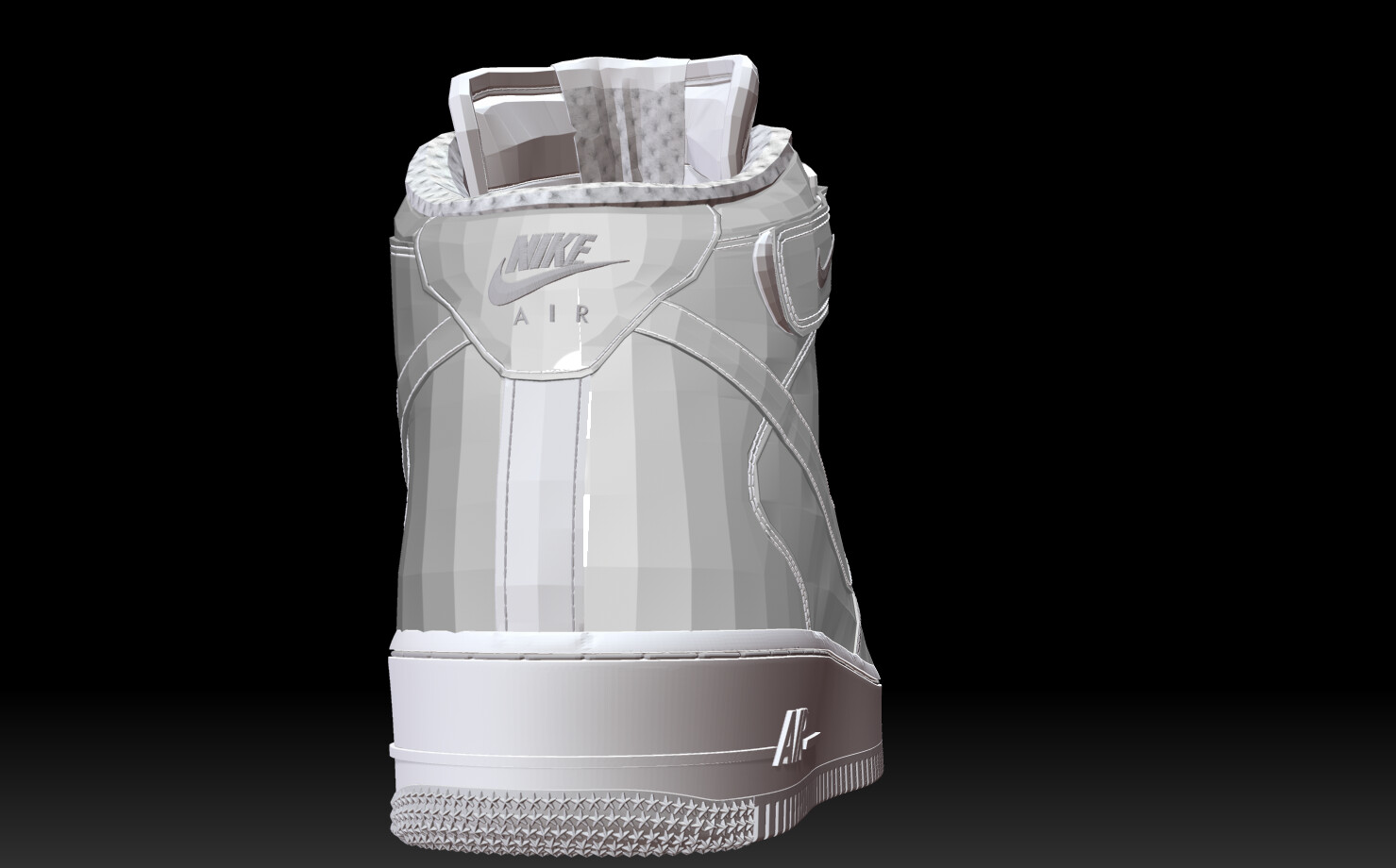 ArtStation - NIKE AIR FORCE 1 SHOES low-poly PBR