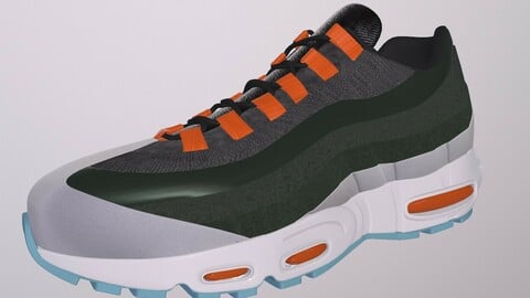 NIKE AIR MAX 95 SHOES low-poly