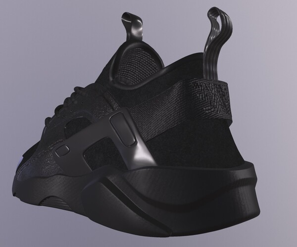 ArtStation - NIKE AIR HUARACHE SHOES low-poly | Game Assets