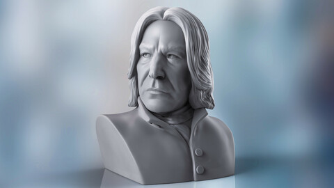 Severus Snape from Harry Potter (bust updated for 3d print)