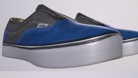 VANS SLIPPERS SHOES low-poly