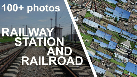 Railway Station and Railroad [Photo References]