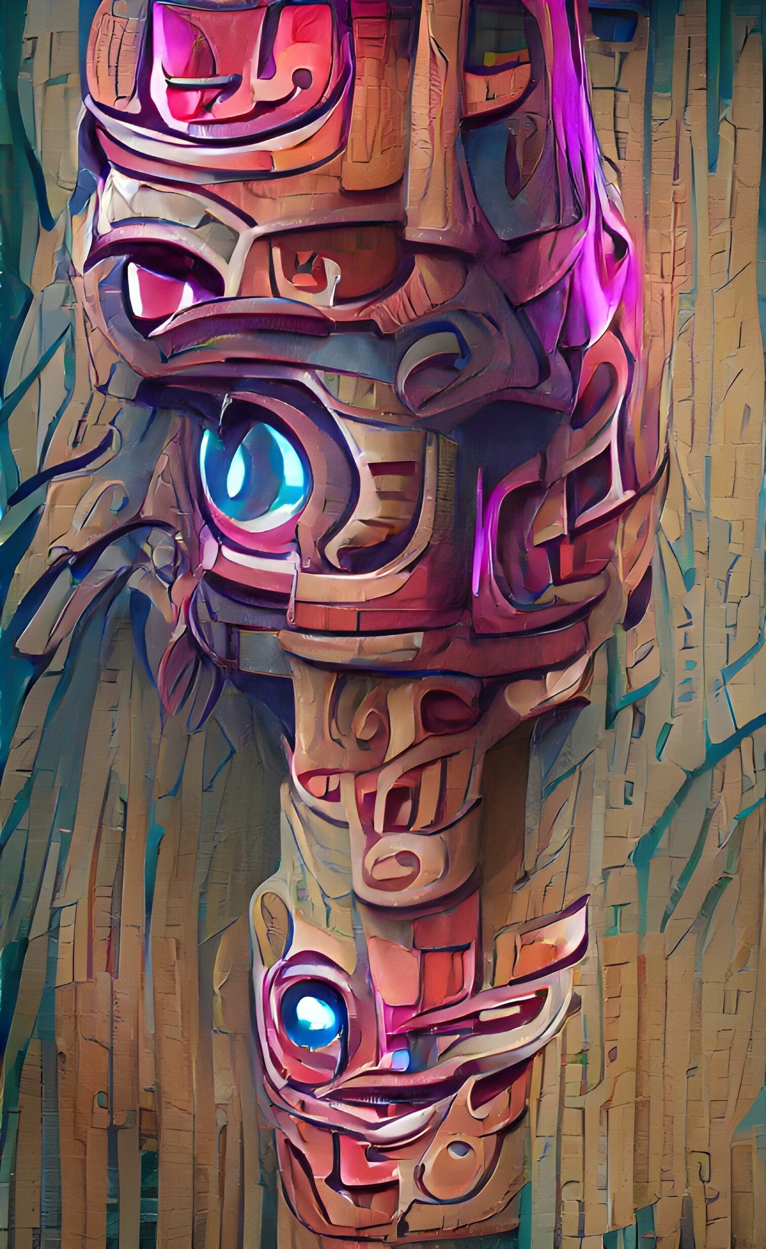 ArtStation - Tribal Totem 130 image pack | Artworks