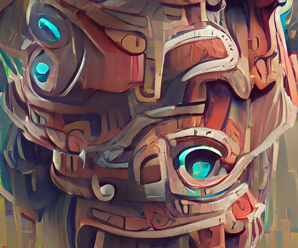 ArtStation - Tribal Totem 130 image pack | Artworks