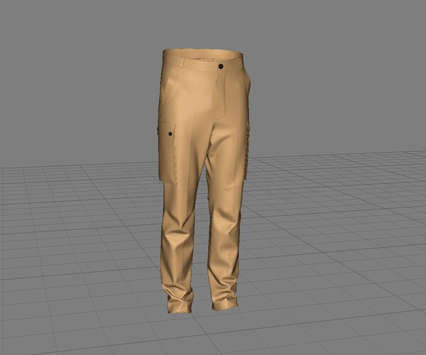 Cargo Pants - Marvelous Designer 3D model