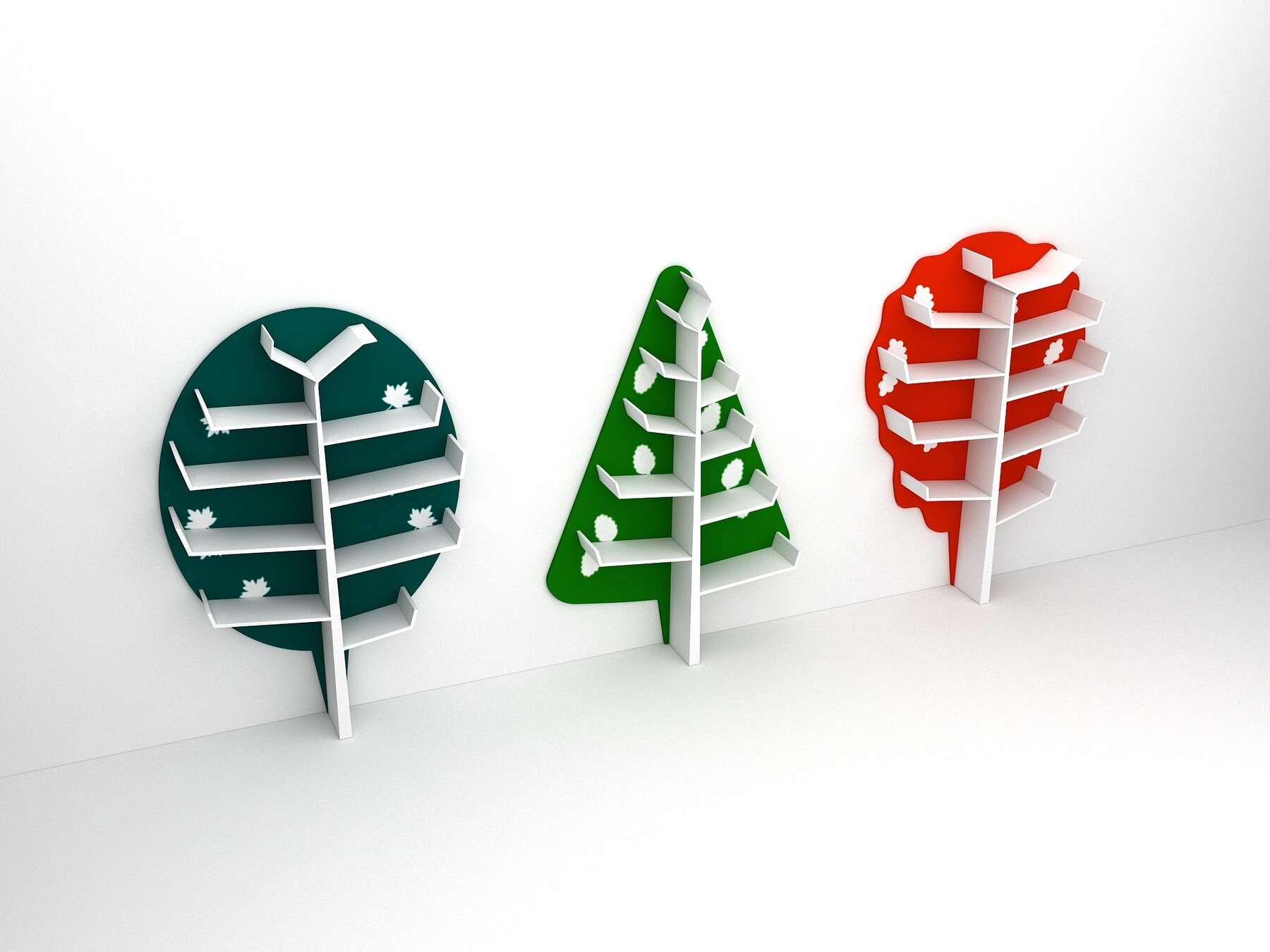 ArtStation - Bookshelf Trees Kids | Game Assets