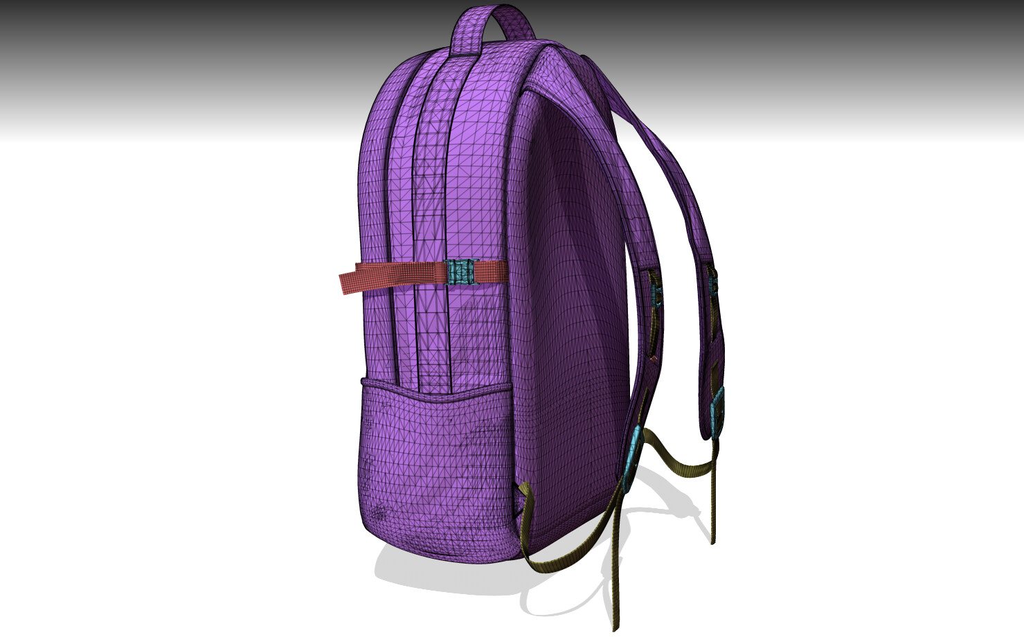 ArtStation - Lowpoly Louis Vuitton Backpack