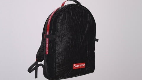 SUPREME BACKPACK low-poly