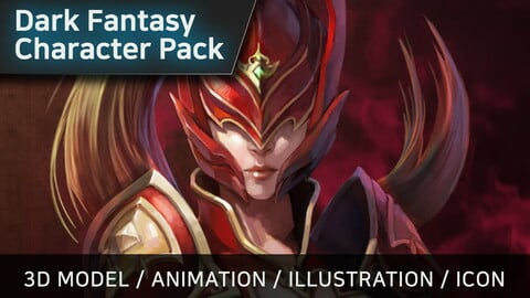 Dark Fantasy Character pack - Hunter