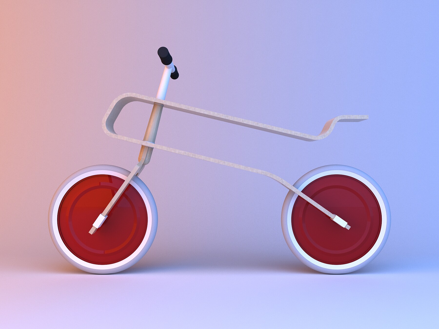 ArtStation Wooden balance bike Game Assets
