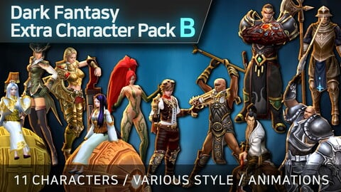 Dark Fantasy Extra Character Pack B